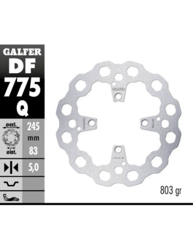 BRAKE DISC FIXED CUBIQ