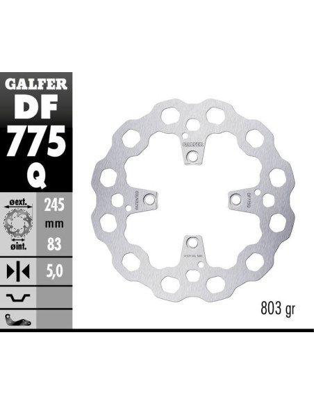 BRAKE DISC FIXED CUBIQ