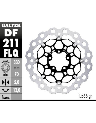 BRAKE DISC FLOAT CUBIQ