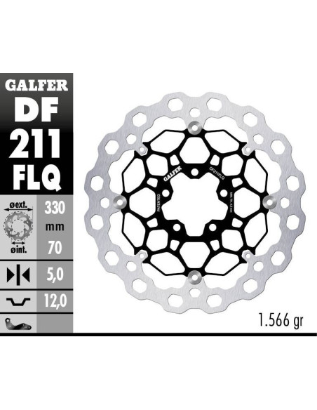 BRAKE DISC FLOAT CUBIQ