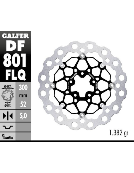 BRAKE DISC FLOAT CUBIQ