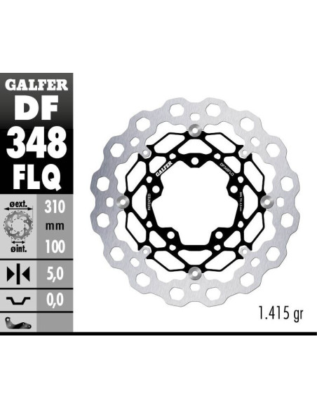 BRAKE DISC FLOAT CUBIQ