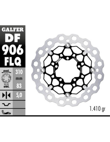 BRAKE DISC FLOAT CUBIQ