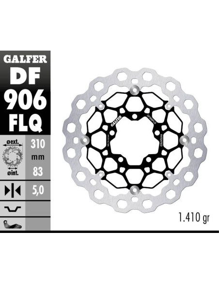 BRAKE DISC FLOAT CUBIQ