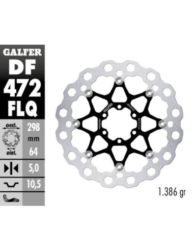 BRAKE DISC FLOAT CUBIQ
