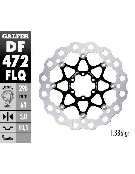 BRAKE DISC FLOAT CUBIQ
