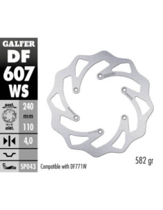 BRAKE DISC FIXED WAVE 240MM