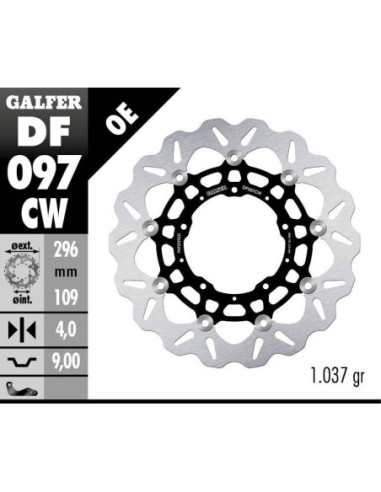 BRAKE DISC FLOAT WAVE