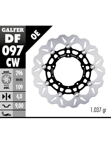 BRAKE DISC FLOAT WAVE