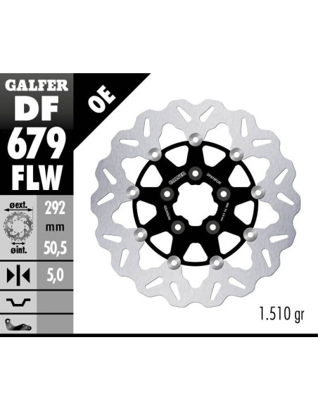 BRAKE DISC FLOAT WAVE