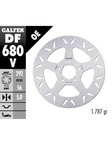 BRAKE DISC FIXED ROUND