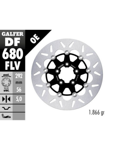 BRAKE DISC FLOAT ROUND