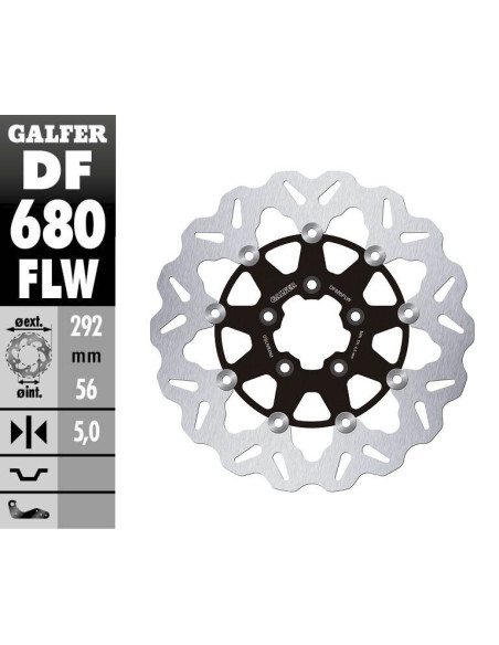 BRAKE DISC FLOAT WAVE