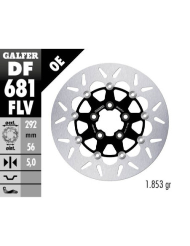 BRAKE DISC FLOAT ROUND