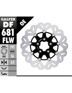 BRAKE DISC FLOAT WAVE