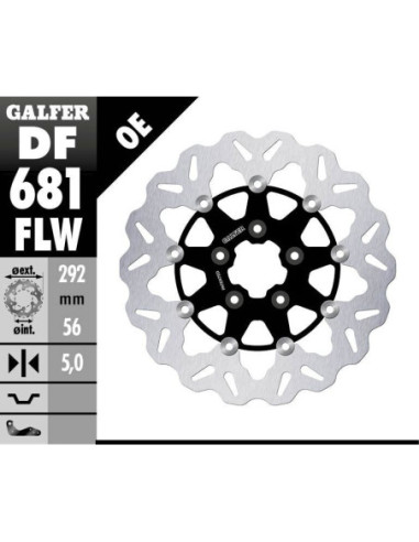 BRAKE DISC FLOAT WAVE