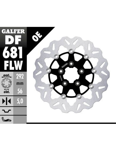 BRAKE DISC FLOAT WAVE