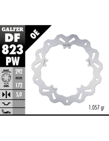 BRAKE DISC FIXED WAVE