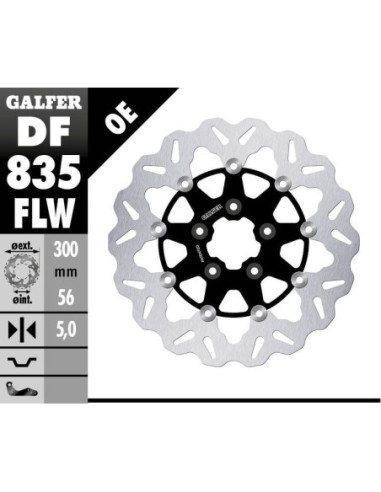 BRAKE DISC FLOAT WAVE