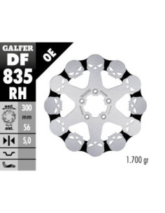 BRAKE DISC FIXED SKULL