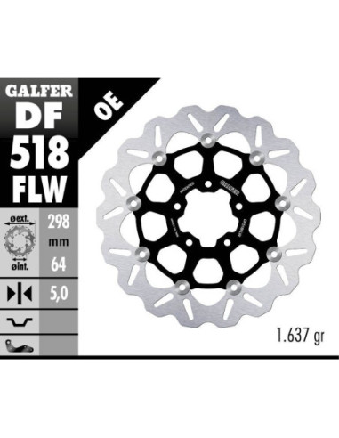 BRAKE DISC FLOAT WAVE