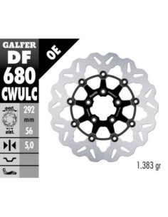 BRAKE DISC FLOAT WAVE BLACK CO