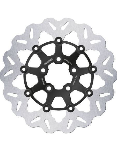 BRAKE DISC FLOAT WAVE BLACK BR