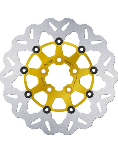 BRAKE DISC FLOAT WAVE GOLD