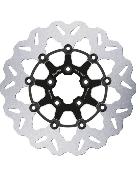 BRAKE DISC FLOAT WAVE BLACK CO