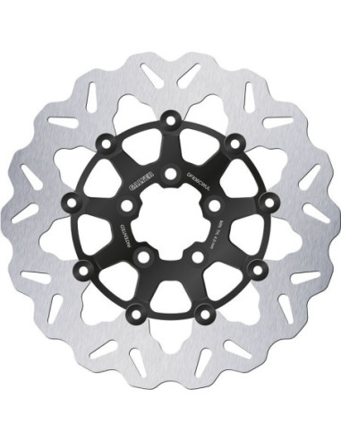BRAKE DISC FLOAT WAVE BLACK BR