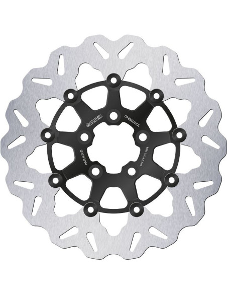 BRAKE DISC FLOAT WAVE BLACK BR
