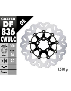 BRAKE DISC FLOAT WAVE BLACK CO