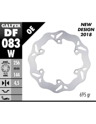BRAKE DISC WAVE FIXED