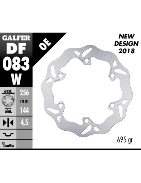 BRAKE DISC WAVE FIXED