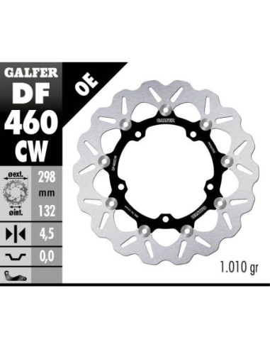 BRAKE DISC WAVE FLOAT