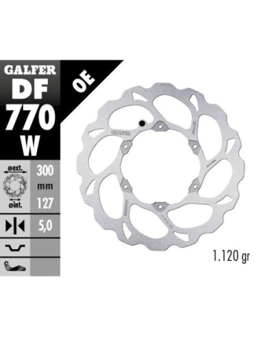 BRAKE DISC WAVE FIXED