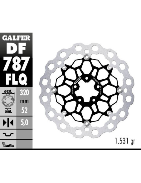 BRAKE DISC CUBIQ FLOAT
