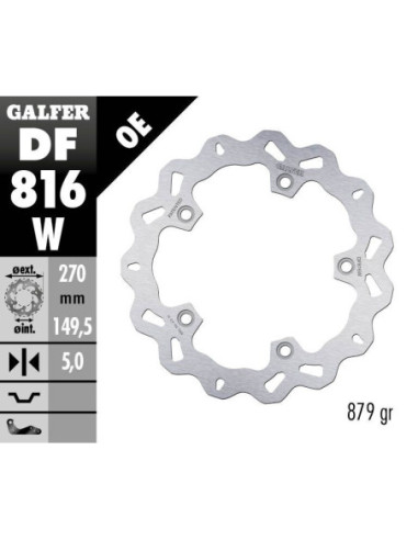 BRAKE DISC WAVE FIXED
