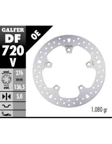 BRAKE DISC ROUND FIXED