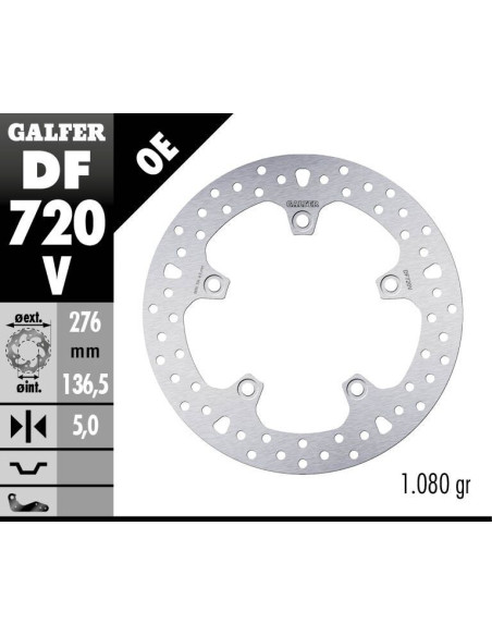 BRAKE DISC ROUND FIXED