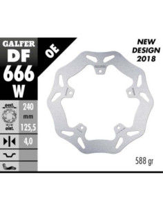 BRAKE DISC WAVE FIXED