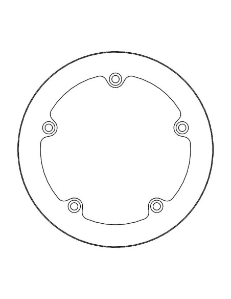 BRAKE DISC HALO MUD REAR BMW
