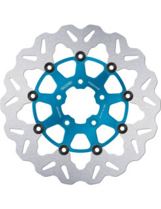 BRAKE DISC FLOAT WAVE BLUE