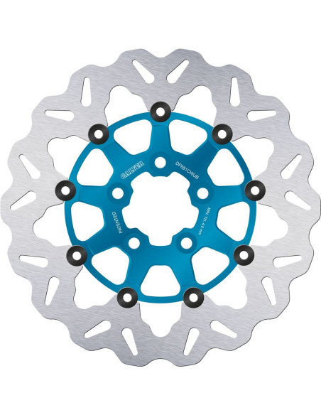 BRAKE DISC FLOAT WAVE BLUE