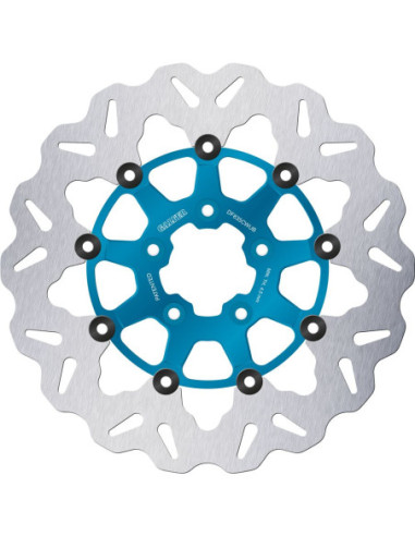 BRAKE DISC FLOAT WAVE BLUE