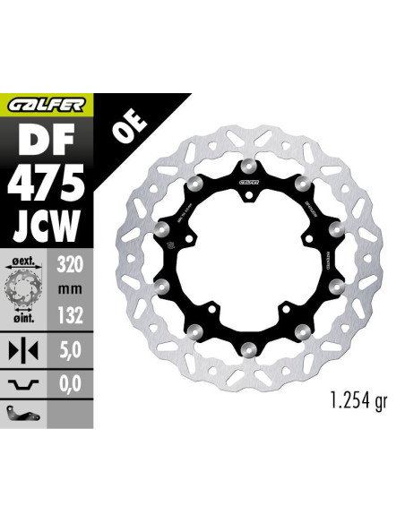 BRAKE DISC WAVE FLOATECH