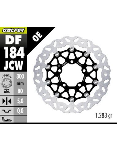 BRAKE DISC WAVE FLOATECH