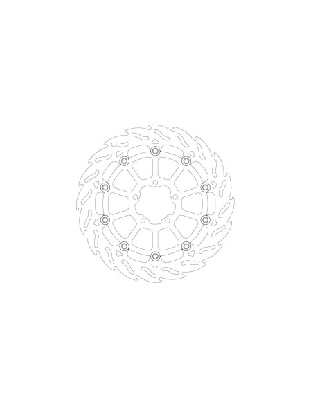 BRAKE DISC FLAME FRONT