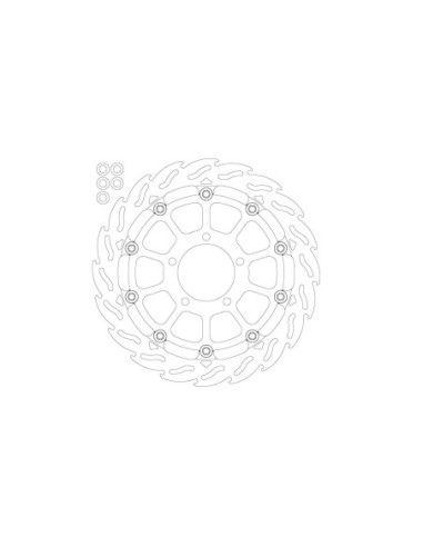 BRAKE DISC FLAME FRONT
