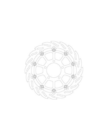 BRAKE DISC FLAME FRONT